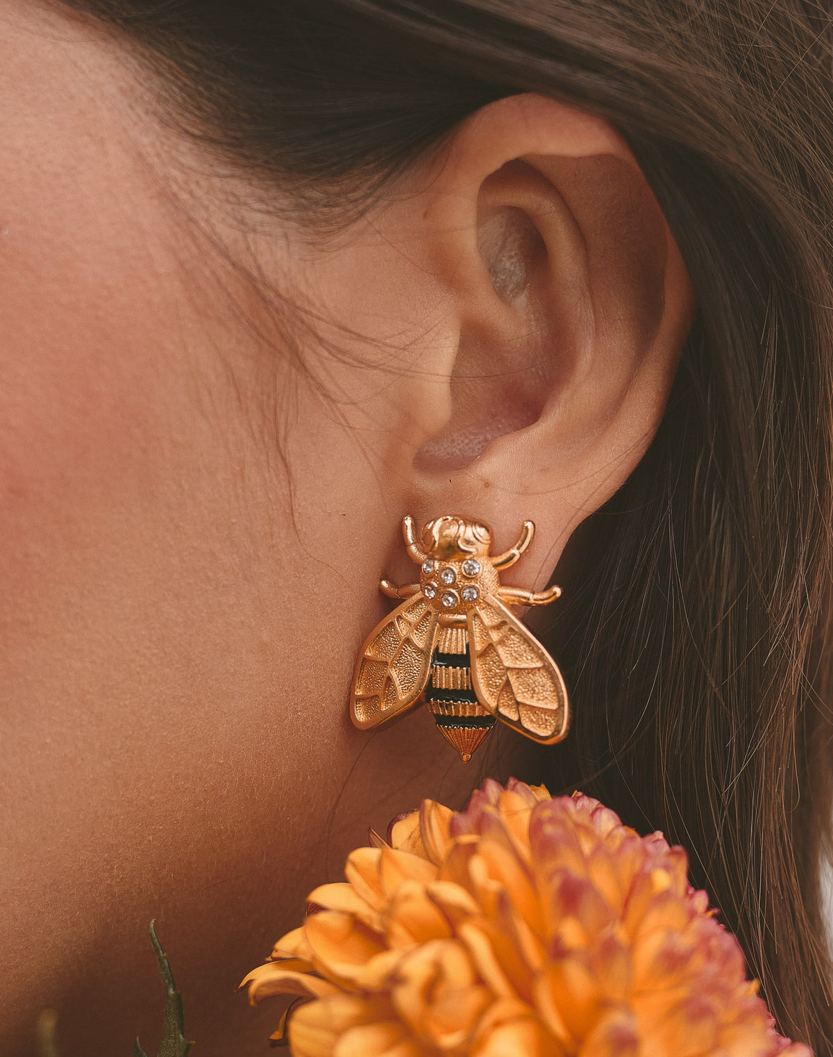 Aretes Abeja