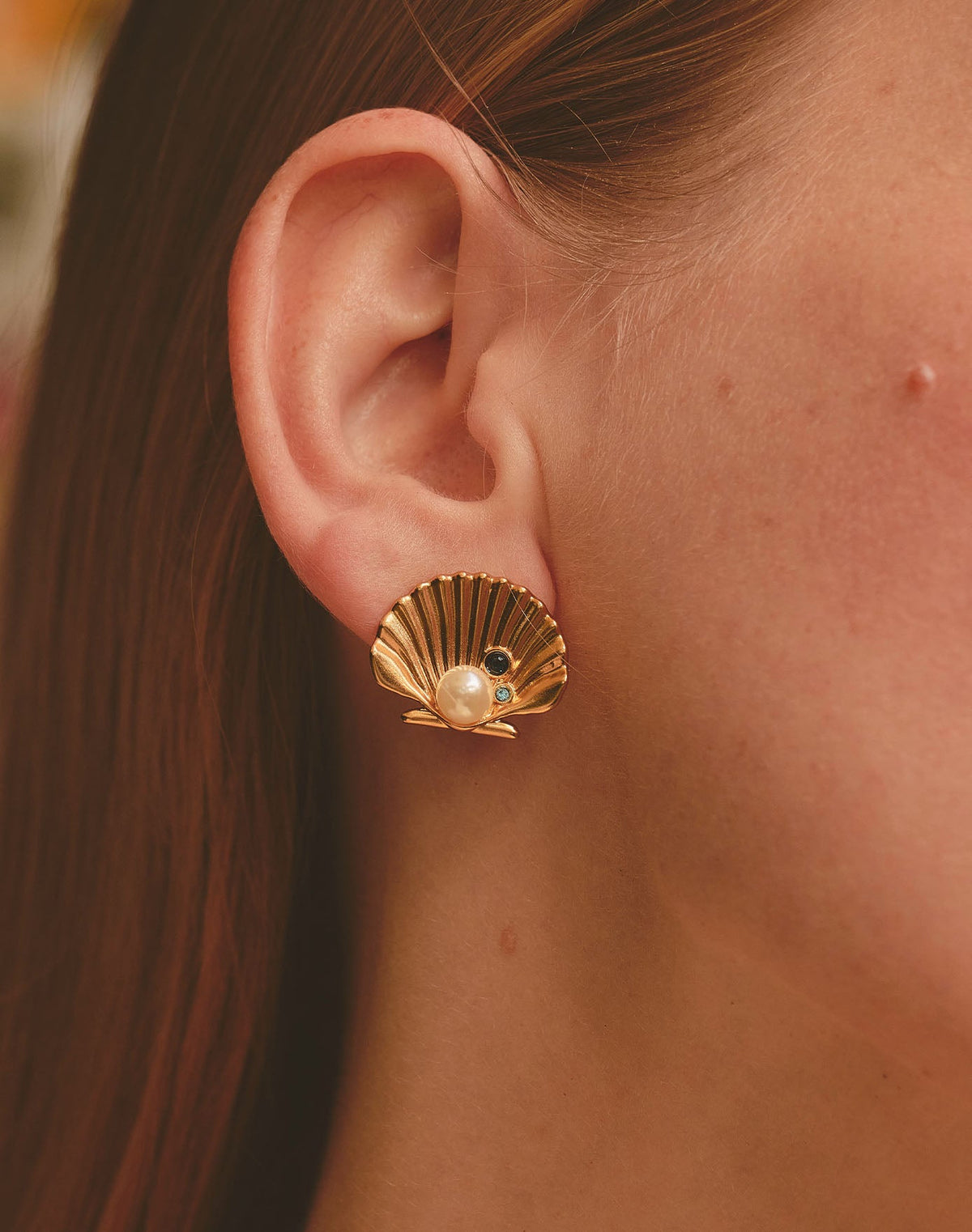 Aretes Reflejo Marino