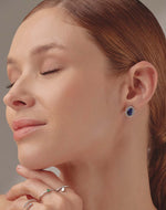 Aretes en Plata 925 Zircón Montana Fancy