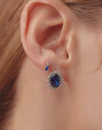 Aretes en Plata 925 Zircón Montana Glow