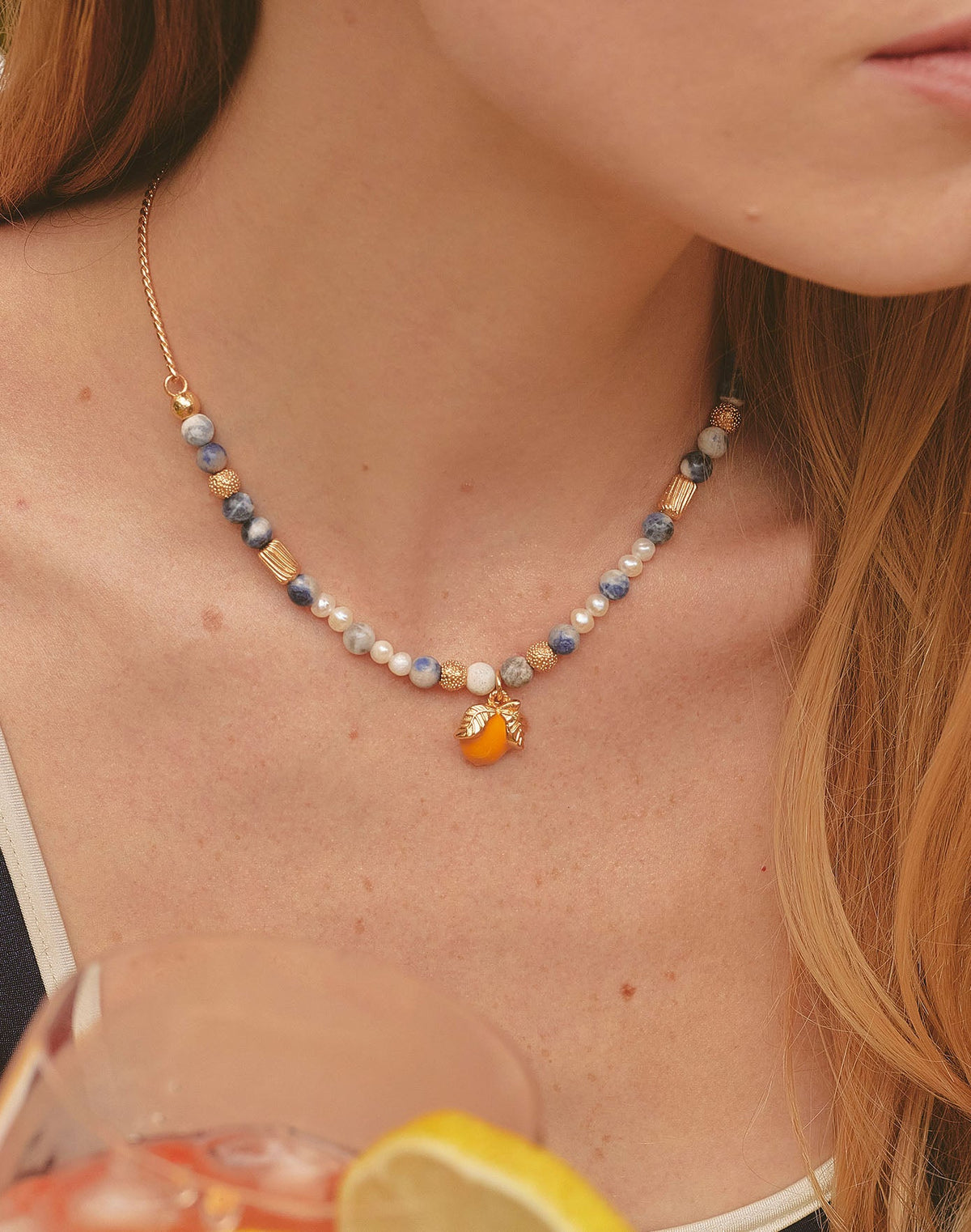Collar + Aretes Amalfi