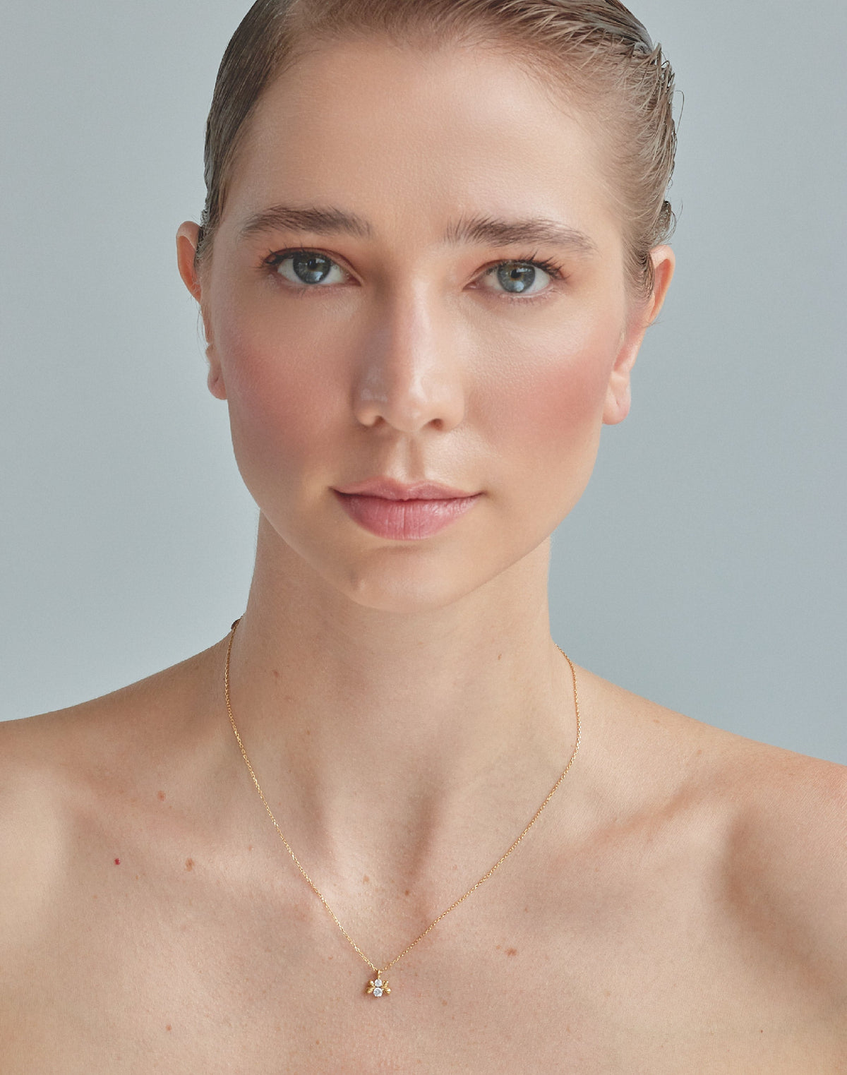 Collar en Plata 925 Abeja Clear