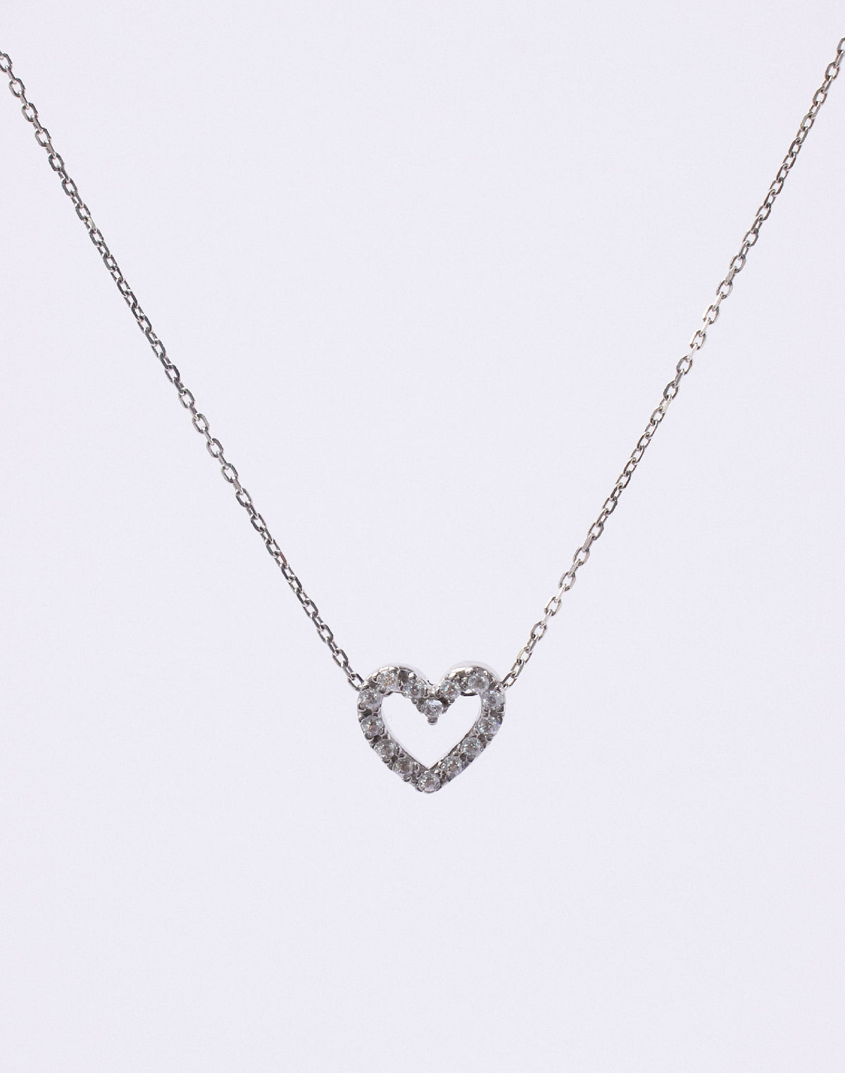 Collar en Plata 925 Corazón Clear