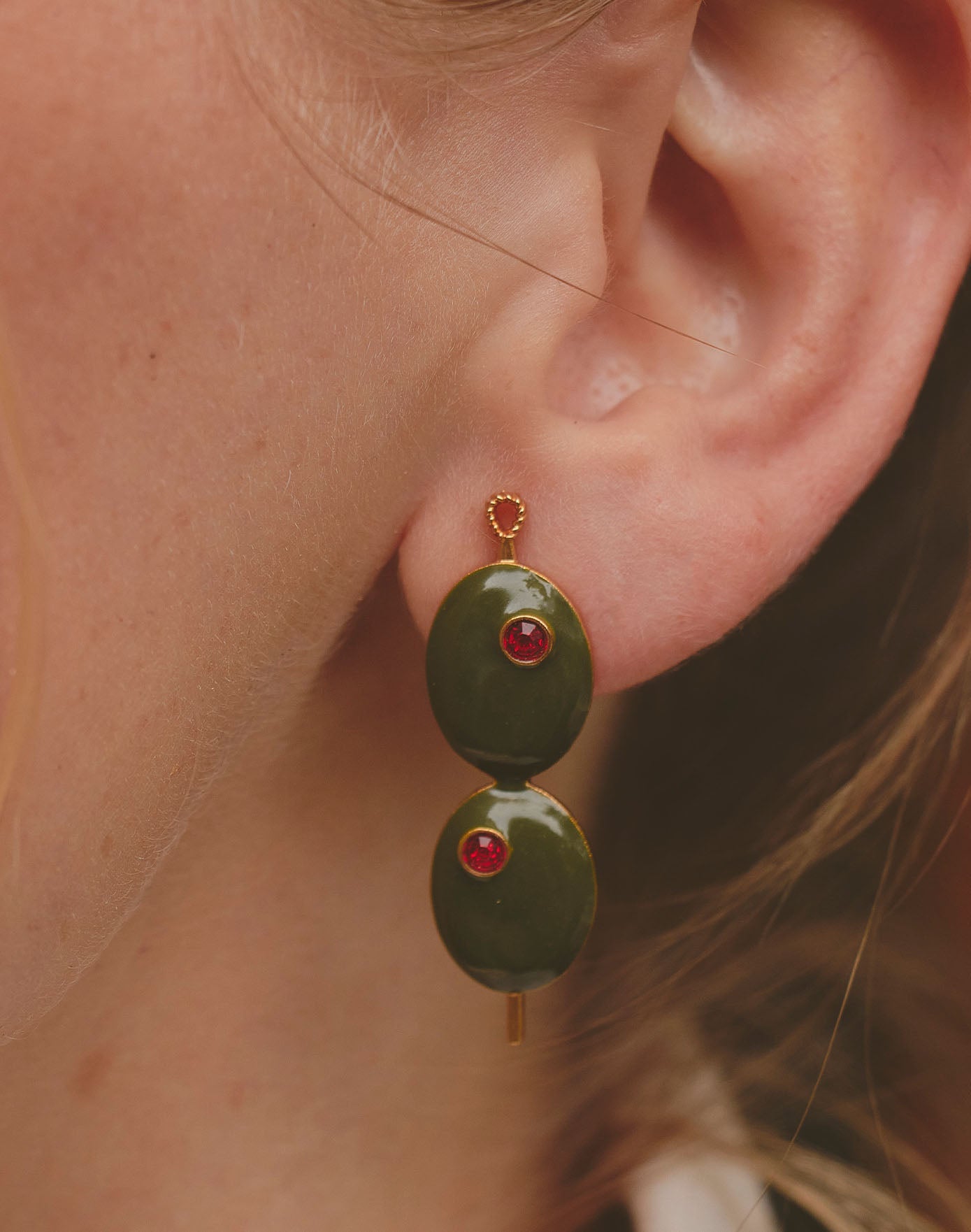 Pendientes Oliva