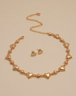 Set Choker + Aretes Latidos