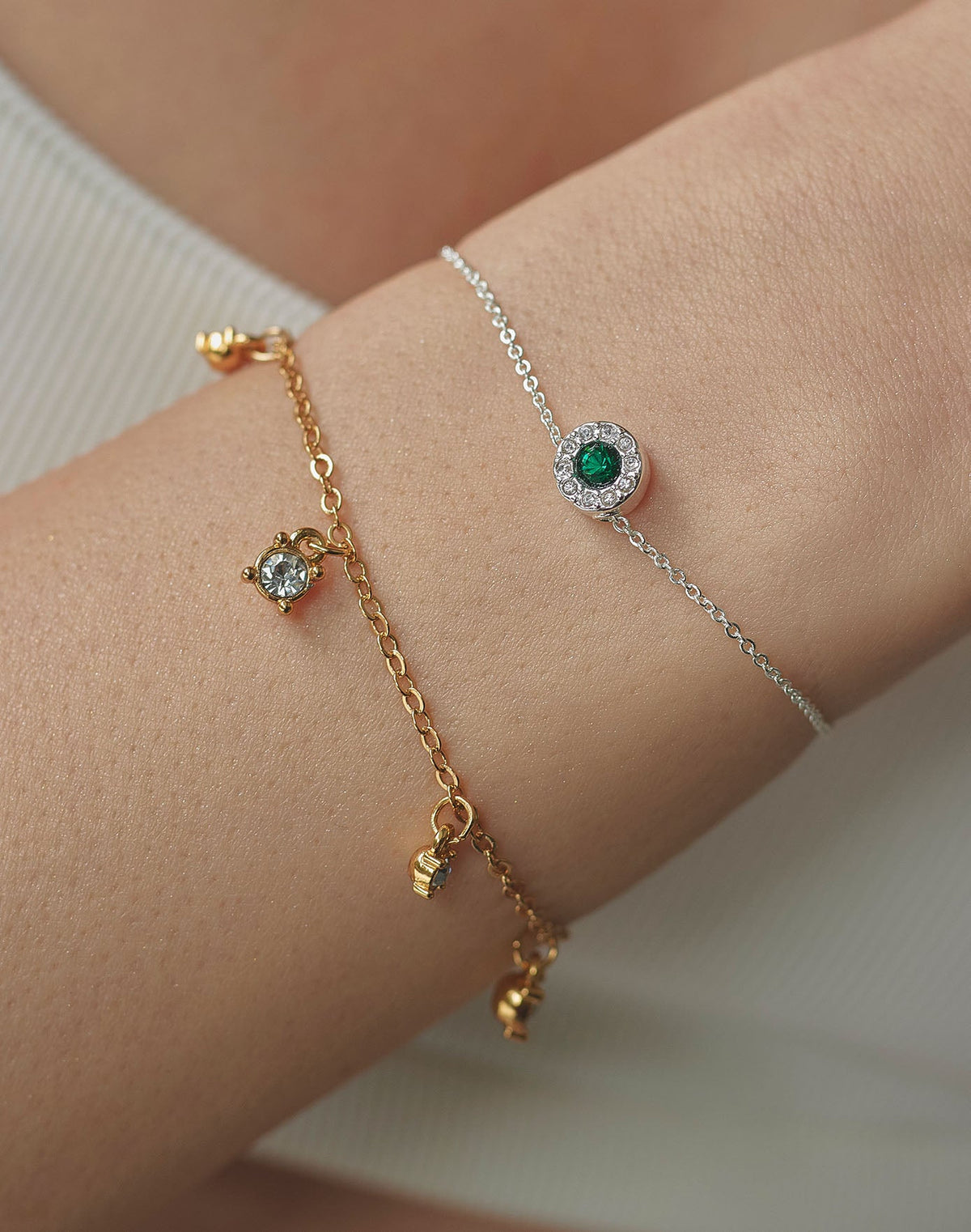 Set de 2 Pulseras Emerald