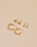 Set de 3 Aretes Bali