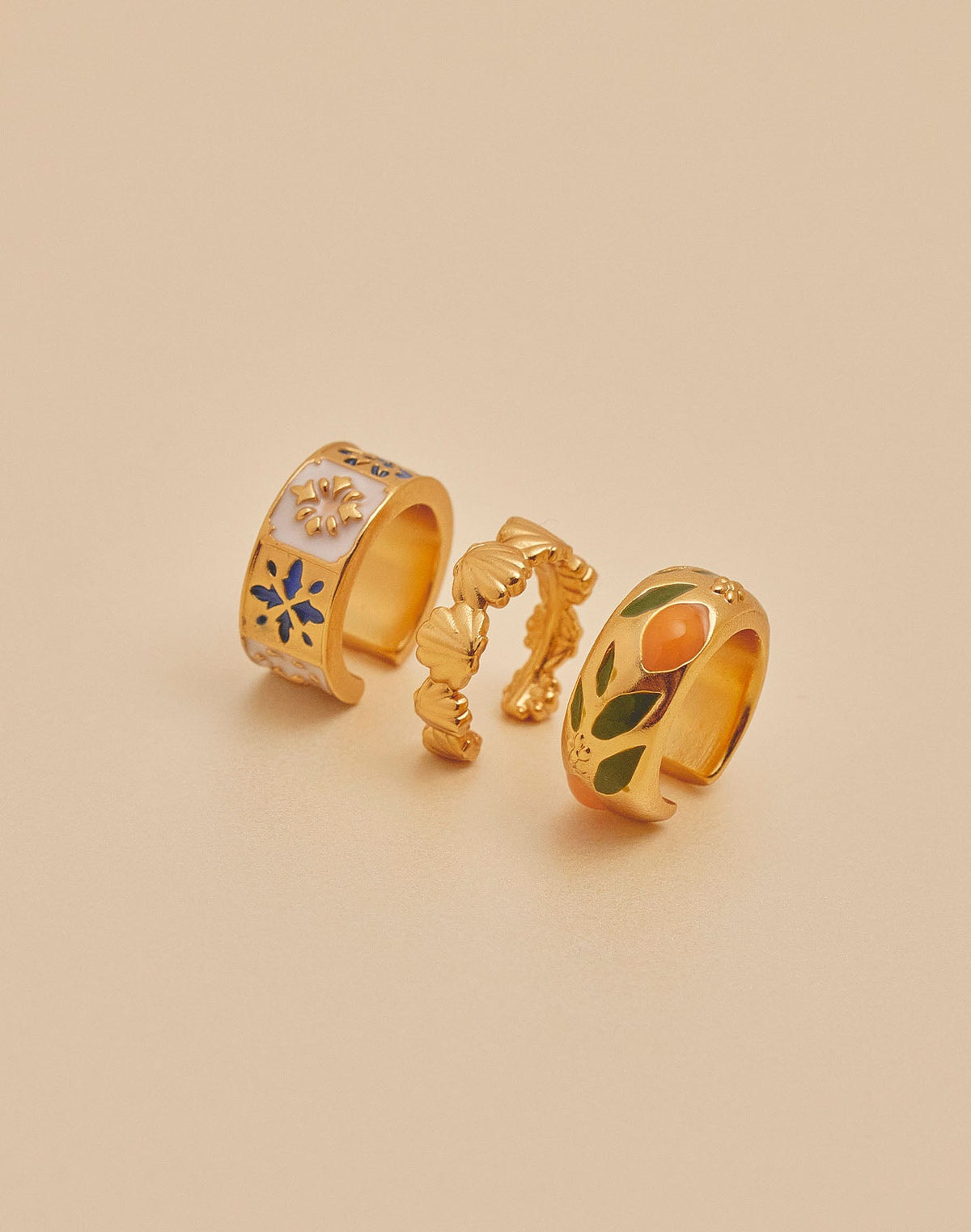 Set de 3 Earcuffs Mosaico