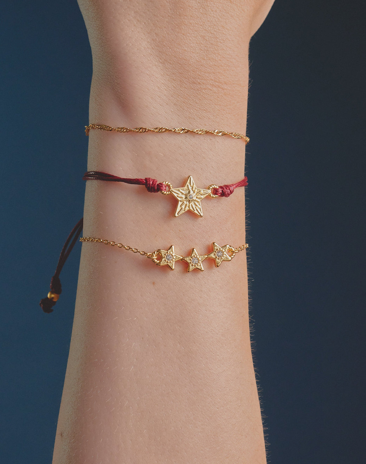 Set de 3 Manillas Star