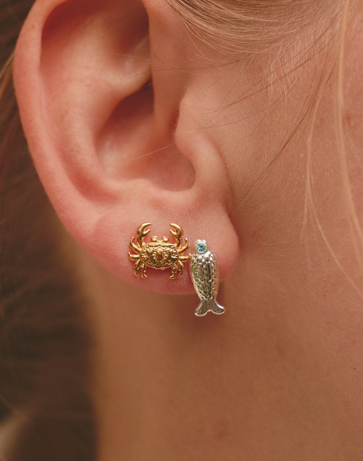 Set de 5 Aretes del Mar