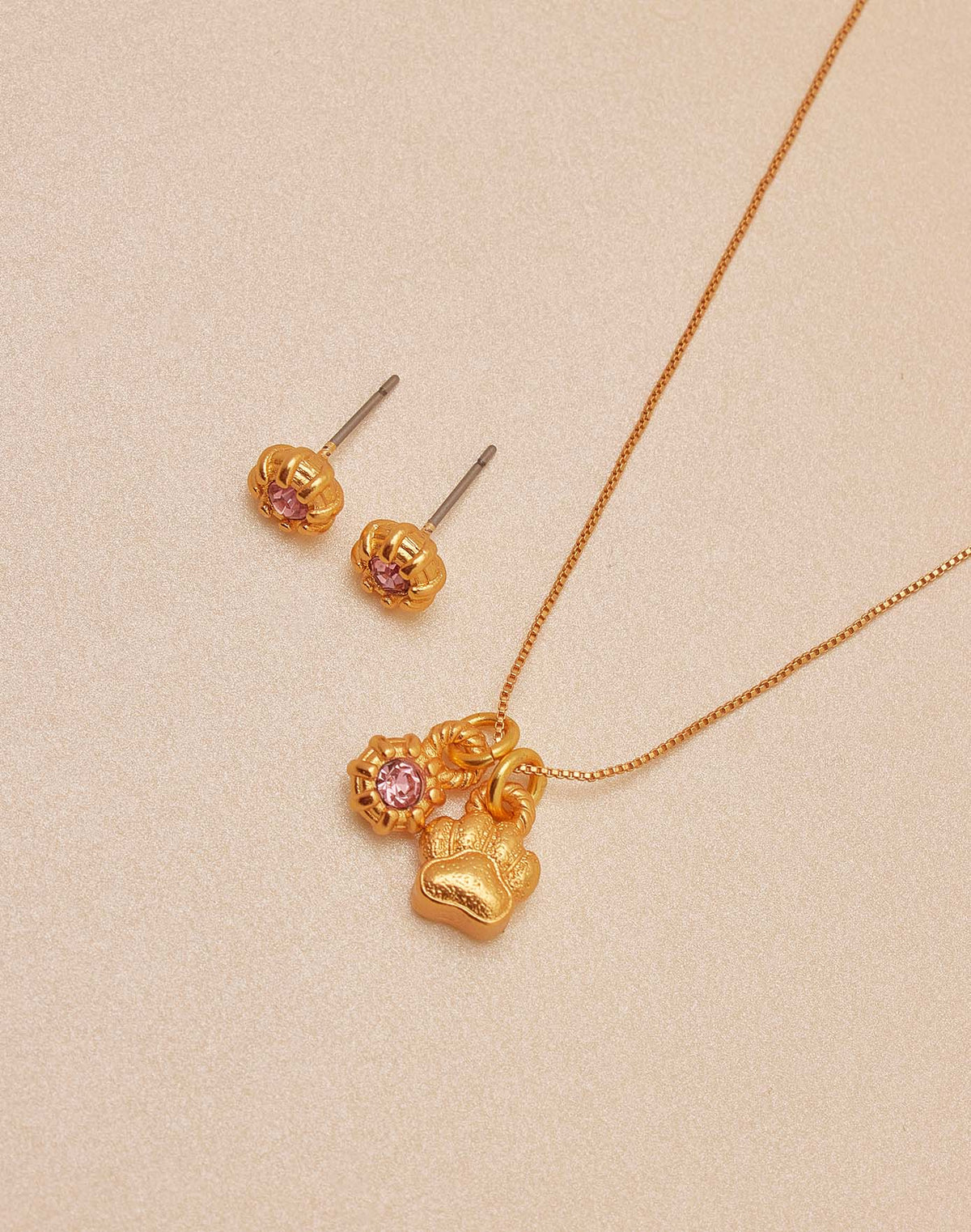 Set de Collar + Aretes Amor Incondicional