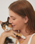 Set de Collar + Aretes Cat Lover