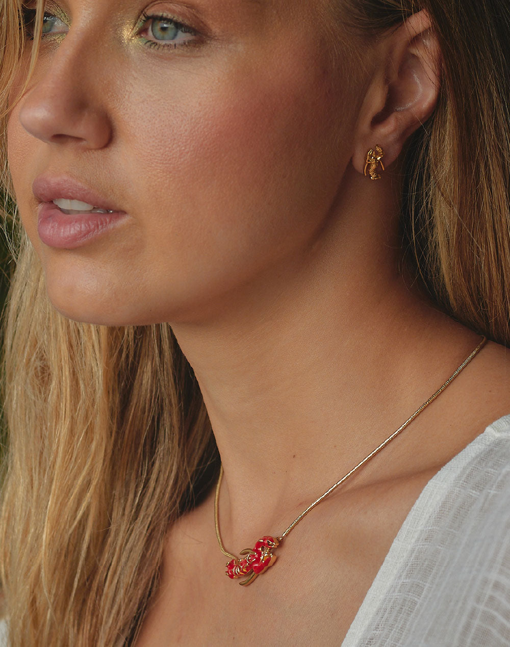 Set de Collar + Aretes Langosta